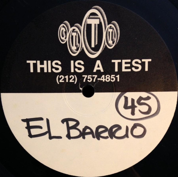 El Barrio - In Charge | Citi Records (CITI 015) - main