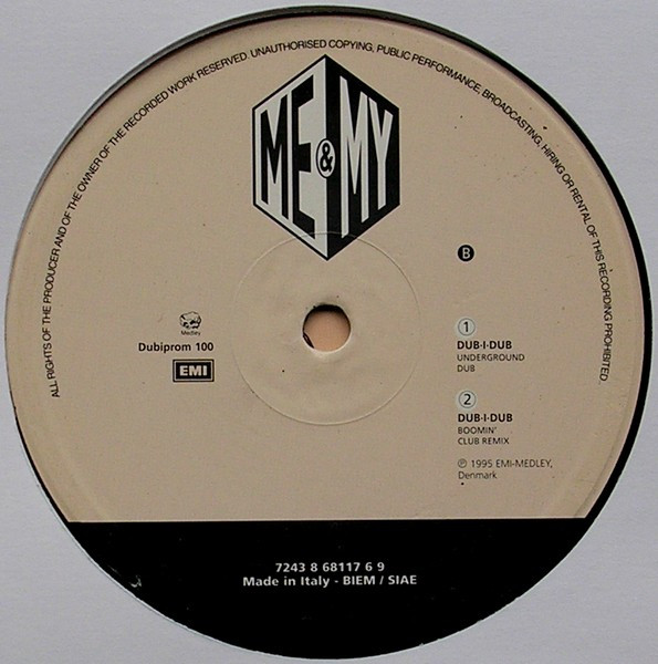 Me & My - Dub-I-Dub | Medley Records (Dubiprom 100) - 4 Me & My - Dub-I-Dub | Medley Records (Dubiprom 100) - 4