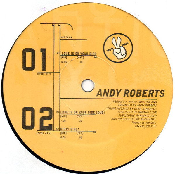 Andy Roberts - Love Is On Your Side | Vinyl Peace (VPR 024) - main