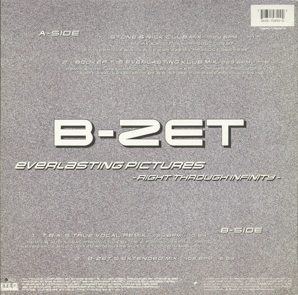 B-Zet  &  Darlesia - Everlasting Pictures - Right Through Infinity | Eye Q Records (0630 10890-0) - 2