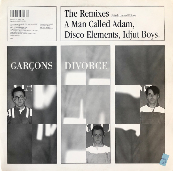 Garçons - Divorce (The Remixes) | Other (OTHER 118) - main