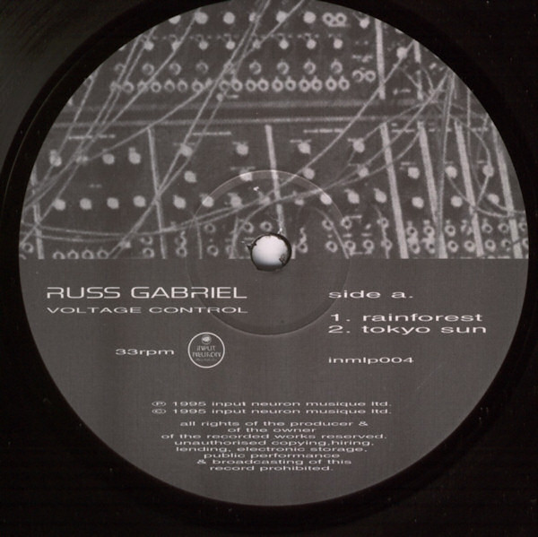 Russ Gabriel - Voltage Control | Input Neuron Musique Ltd. (inmlp004) - 3 Russ Gabriel - Voltage Control | Input Neuron Musique Ltd. (inmlp004) - 3