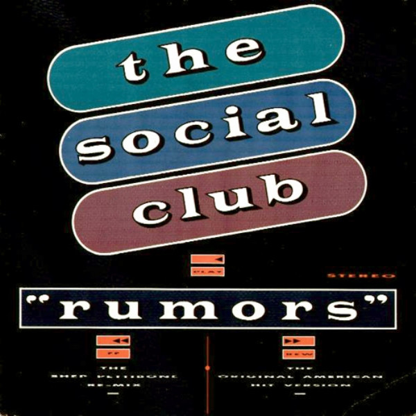 The Social Club - Rumors | Cooltempo (COOLX 133) - main The Social Club - Rumors | Cooltempo (COOLX 133) - main