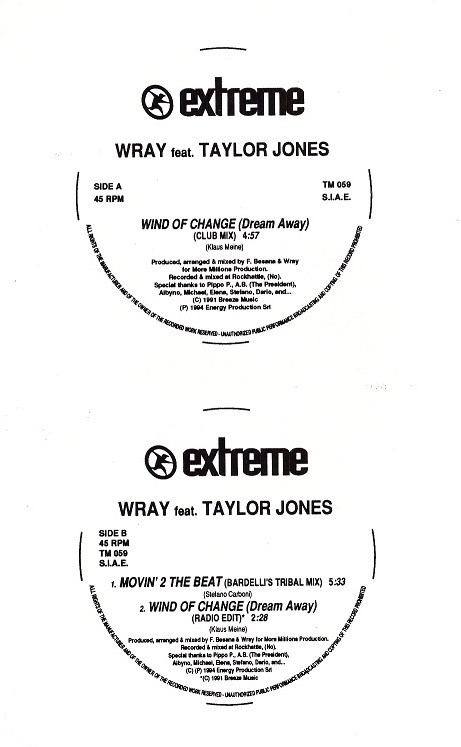 Wray - Wind Of Change | Extreme Records (TM 059)
