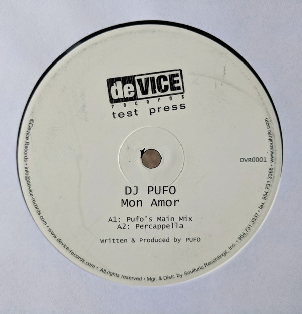 DJ Pufo - Mon Amor | deVice Records (DVR0001) - main DJ Pufo - Mon Amor | deVice Records (DVR0001) - main