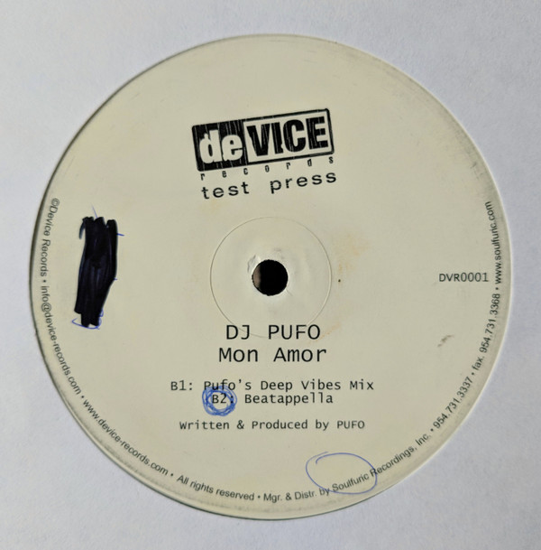 DJ Pufo - Mon Amor | deVice Records (DVR0001) - 2 DJ Pufo - Mon Amor | deVice Records (DVR0001) - 2