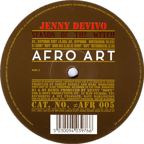 Jenny Devivo - Season Of The Witch | Afro Art (AFR 005)