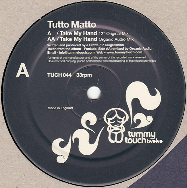 Tutto Matto - Take My Hand | Tummy Touch (TUCH 044) - 3