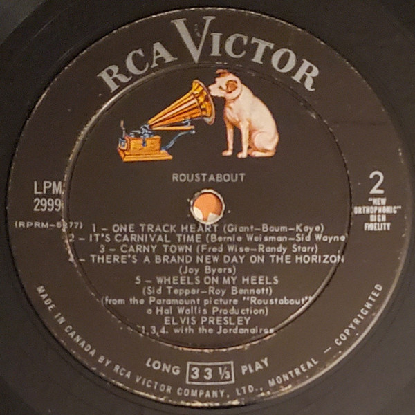 Elvis Presley - Roustabout | RCA Victor (LPM 2999) - 4 Elvis Presley - Roustabout | RCA Victor (LPM 2999) - 4