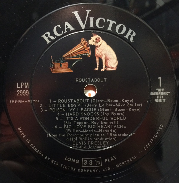 Elvis Presley - Roustabout | RCA Victor (LPM 2999) - 3 Elvis Presley - Roustabout | RCA Victor (LPM 2999) - 3