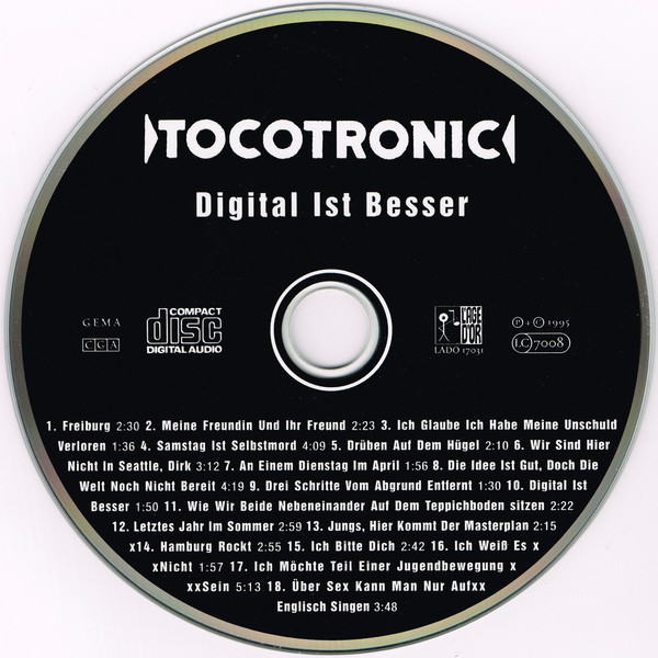 Tocotronic - Digital Ist Besser | L'Age D'Or (LADO 17031) - 4