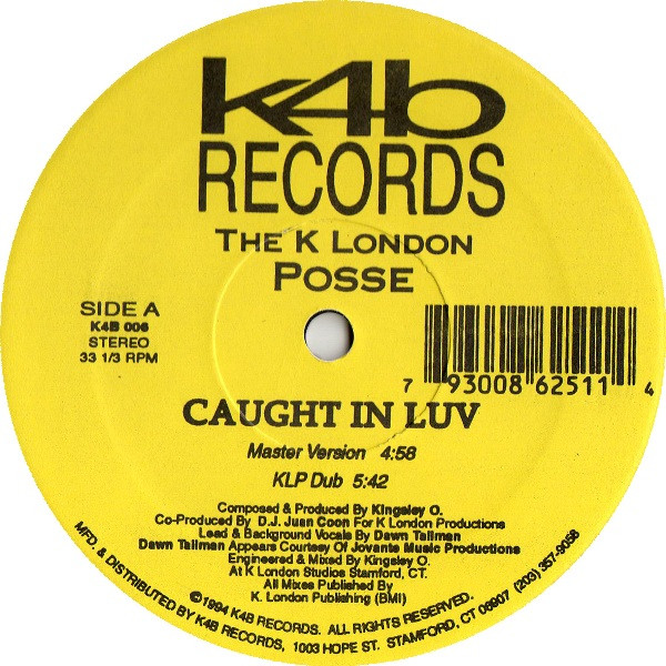 K London Posse - Caught In Luv | K4B Records (K4B 006) - main