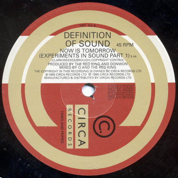 Definition Of Sound - Now Is Tomorrow | Circa (YRT 54) - 3 Definition Of Sound - Now Is Tomorrow | Circa (YRT 54) - 3