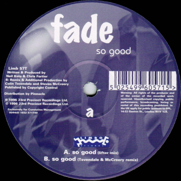 Fade - So Good | Limbo Records (Limb 57T)