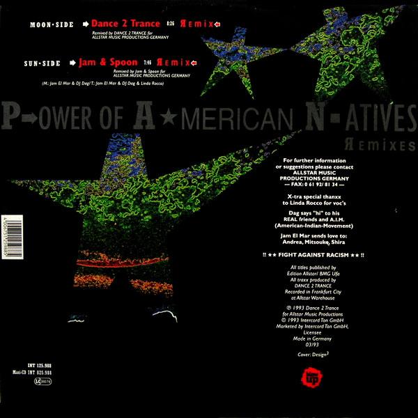 Dance 2 Trance - P.ower Of A.merican N.atives - Remixes | Blow Up (INT 125.988) - 2 Dance 2 Trance - P.ower Of A.merican N.atives - Remixes | Blow Up (INT 125.988) - 2
