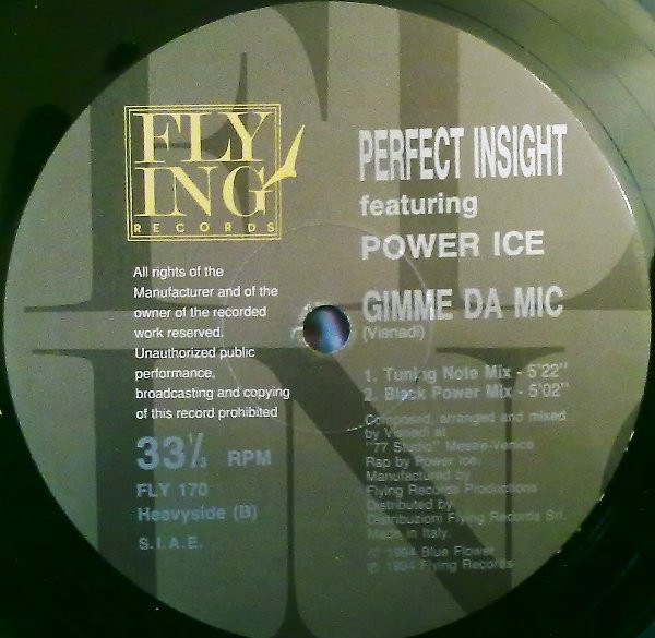 Perfect Insight - Gimme Da Mic | Flying Records (FLY 170) - 3