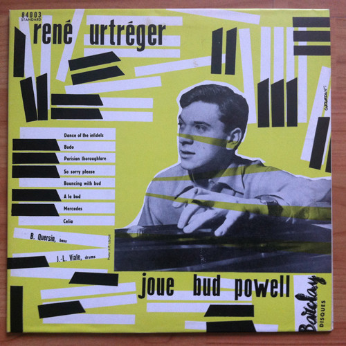 René Urtreger - Joue Bud Powell | Barclay (84.003) - main
