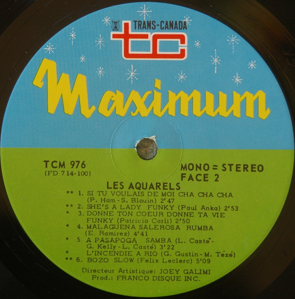 Les Aquarels - Les Aquarels | Trans-Canada (TCM-976) - 4 Les Aquarels - Les Aquarels | Trans-Canada (TCM-976) - 4