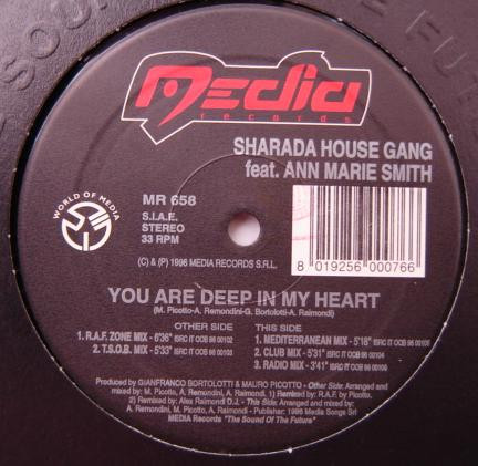 Sharada House Gang Feat. Ann-Marie Smith - You Are Deep In My Heart | Media Records (MR 658)