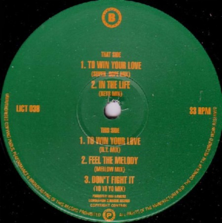 Da Posse - To Win Your Love | Republic Records (LICT 038) - 3