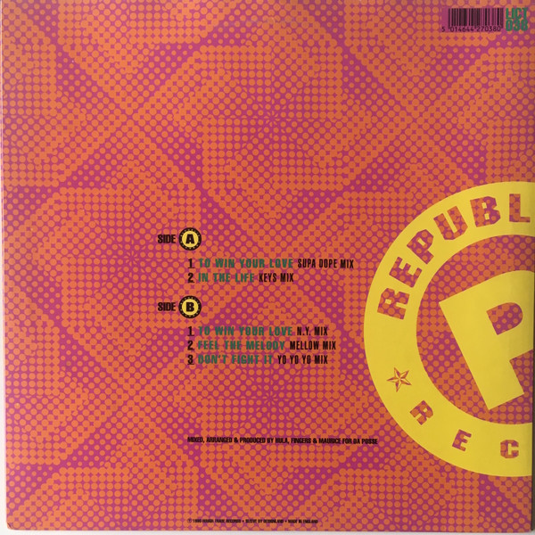 Da Posse - To Win Your Love | Republic Records (LICT 038) - 2