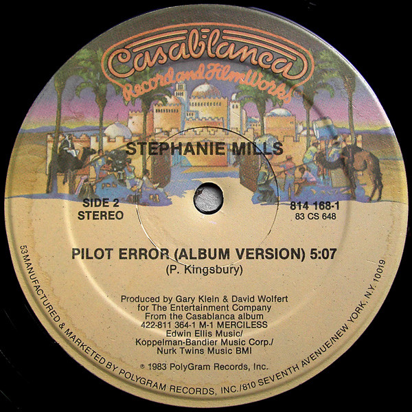 Stephanie Mills - Pilot Error | Casablanca (814 168-1) - 2 Stephanie Mills - Pilot Error | Casablanca (814 168-1) - 2