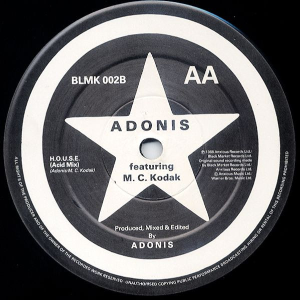 Adonis Featuring MC Kodak - H.O.U.S.E. | Black Market Records (BLMK 002) - 4 Adonis Featuring MC Kodak - H.O.U.S.E. | Black Market Records (BLMK 002) - 4