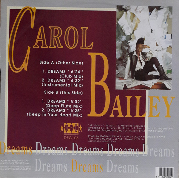 Carol Bailey - Dreams | DFC (DFC 105) - 2 Carol Bailey - Dreams | DFC (DFC 105) - 2