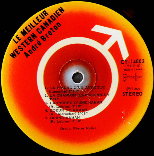 André Breton - Le Meilleur Western Canadien | Cycle 2000 Inc. (CY-14003) - 3 André Breton - Le Meilleur Western Canadien | Cycle 2000 Inc. (CY-14003) - 3