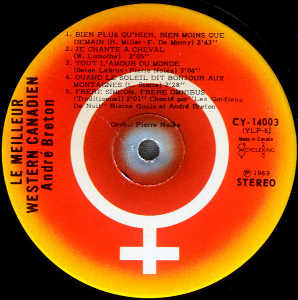 André Breton - Le Meilleur Western Canadien | Cycle 2000 Inc. (CY-14003) - 4 André Breton - Le Meilleur Western Canadien | Cycle 2000 Inc. (CY-14003) - 4