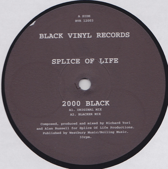 Splice Of Life - 2000 Black | Black Vinyl Records (BVR 12003)