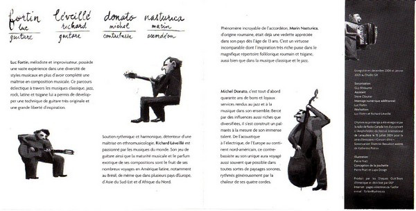 Fortin , Léveillé , Donato , Nasturica - Fortin Léveillé Donato Nasturica | Disques Guit'boys D'Amérique (GIT2-2055) - 3 Fortin , Léveillé , Donato , Nasturica - Fortin Léveillé Donato Nasturica | Disques Guit'boys D'Amérique (GIT2-2055) - 3