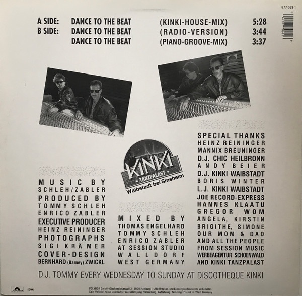 Masterboy - Dance To The Beat | Polydor (877 069-1) - 2 Masterboy - Dance To The Beat | Polydor (877 069-1) - 2