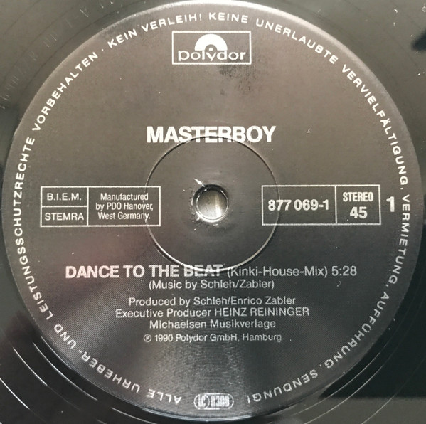 Masterboy - Dance To The Beat | Polydor (877 069-1) - 3 Masterboy - Dance To The Beat | Polydor (877 069-1) - 3