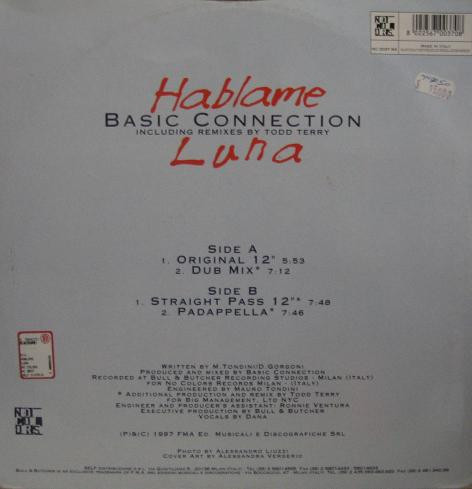 Basic Connection - Hablame Luna (Including Remixes By Todd Terry) | No Colors (NC 0037 MX) - 2 Basic Connection - Hablame Luna (Including Remixes By Todd Terry) | No Colors (NC 0037 MX) - 2