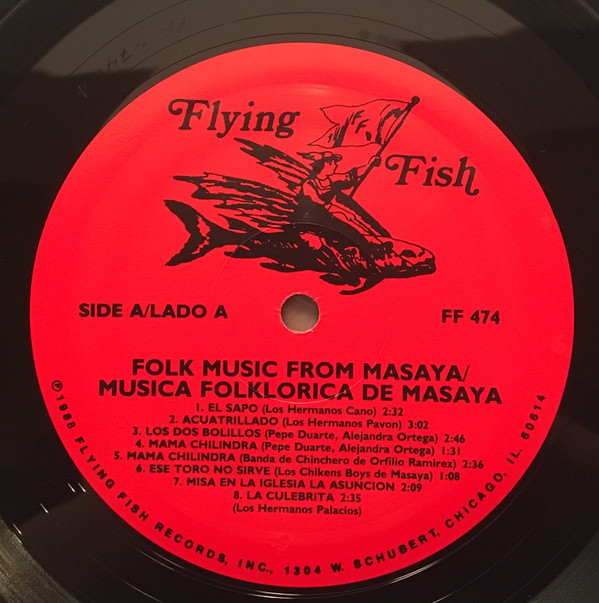 Various - Nicaraguan Folk Music From Masaya | Flying Fish (FF 474) - 4