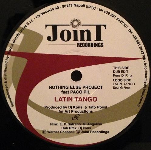 Nothing Else Project Feat Paco Pil - Latin Tango | Joint Recordings (JOINT 003)