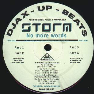 Storm - No More Words | Djax-Up-Beats (DJAX-UP-357) - main