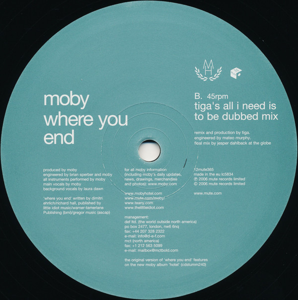 Moby - Slipping Away | Mute (12mute365) - 4
