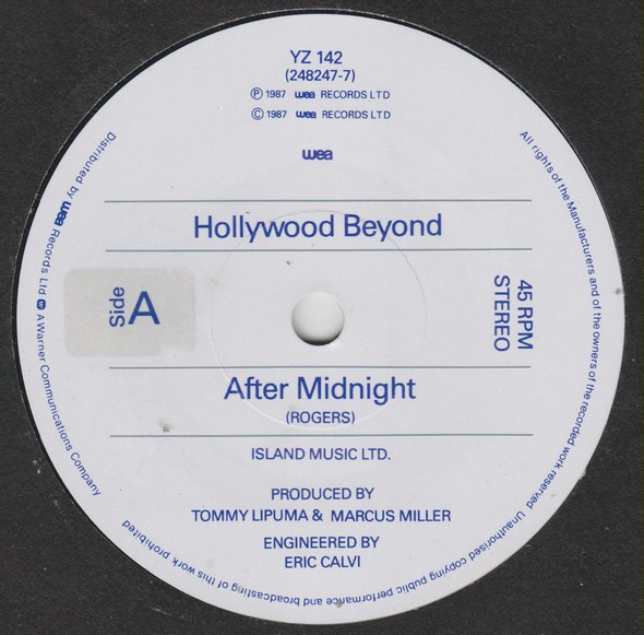 Hollywood Beyond - After Midnight | WEA (YZ 142) - 3