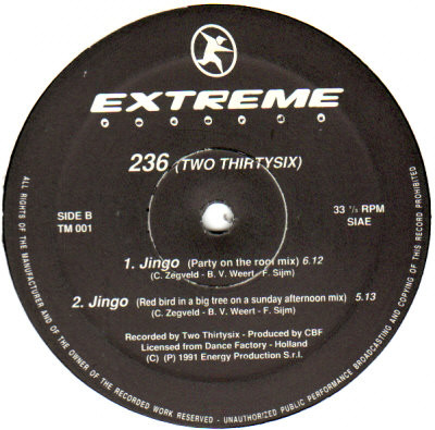236 - Jingo | Extreme Records (TM 001) - 2 236 - Jingo | Extreme Records (TM 001) - 2