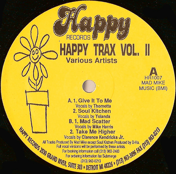 D-HA / Mike Banks - Happy Trax Vol. II | Happy Records (HR1007) - main D-HA / Mike Banks - Happy Trax Vol. II | Happy Records (HR1007) - main