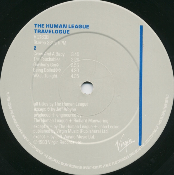 The Human League - Travelogue | Virgin (V 2160) - 4 The Human League - Travelogue | Virgin (V 2160) - 4