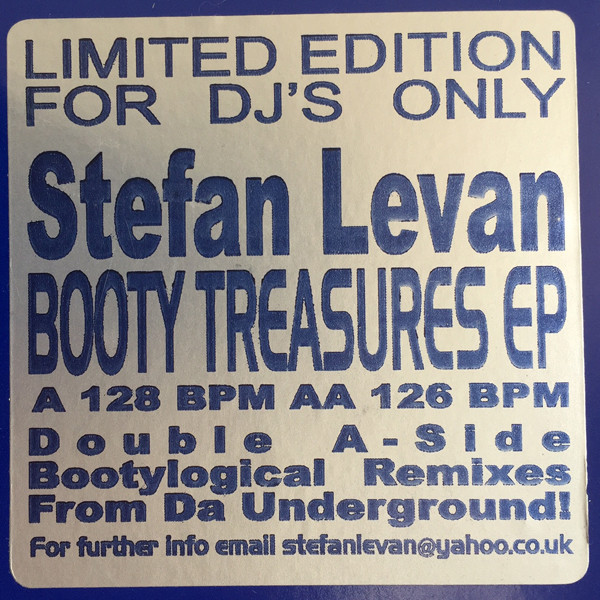 Stefan Levan - Booty Treasures EP | Dee Magic (DMA 25) - 2