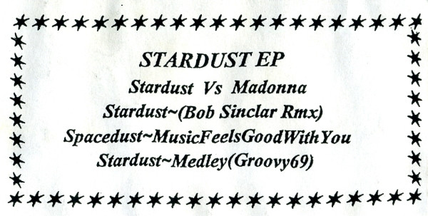Various - Stardust EP | Not On Label (Madonna) (music IIII)