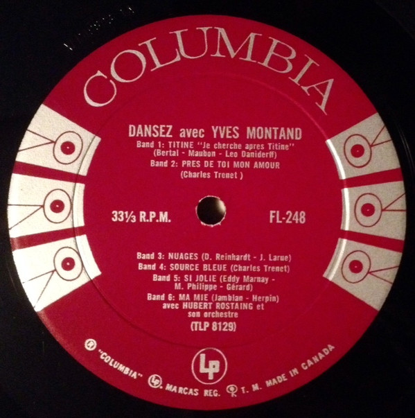 Yves Montand - Dansez Avec Yves Montand | Columbia (FL-248) - 3 Yves Montand - Dansez Avec Yves Montand | Columbia (FL-248) - 3