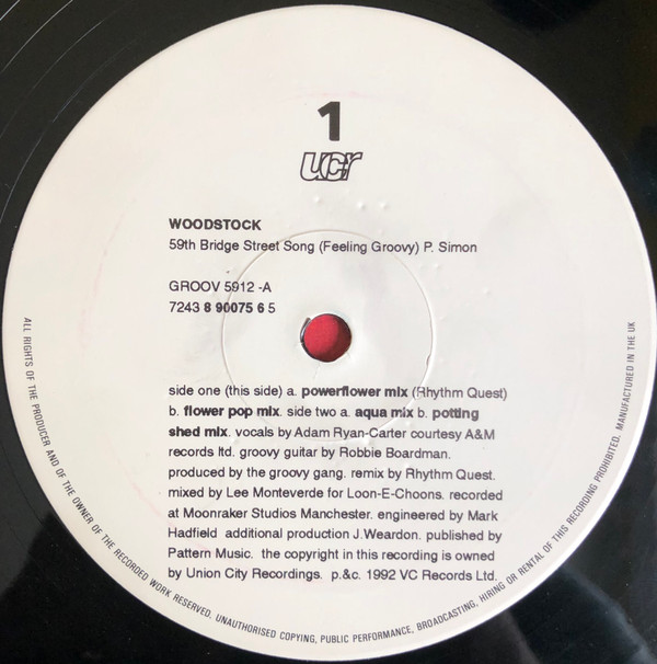 Woodstock - The 59th Bridge Street Song (Feeling Groovy) | Union City Recordings (GROOV 5912) - 4