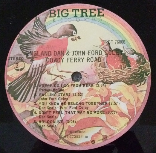 England Dan & John Ford Coley - Dowdy Ferry Road | Big Tree Records (BT 76000) - 4 England Dan & John Ford Coley - Dowdy Ferry Road | Big Tree Records (BT 76000) - 4