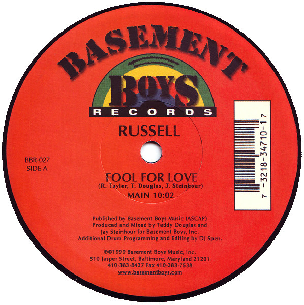 Russell - Fool For Love | Basement Boys Records (BBR-027) - main Russell - Fool For Love | Basement Boys Records (BBR-027) - main