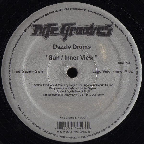 Dazzle Drums - Sun / Inner View | Nite Grooves (KNG 244) - 2